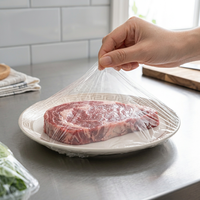 Película de PVC ligera y fácil de rasgar, envoltura plástica para almacenamiento de alimentos en el hogar, para ensaladas de frutas y sándwiches