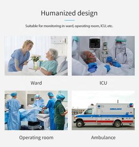 Harga Monitor Tanda Vital ICU ECG Gelombang Portabel CCU Multiparameter Monitor Medis Monitor Pasien Multiparametro - Product Image 5