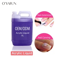 Système liquide acrylique 1L avec emballage kilogramme gallon de haute qualité EMA Nail Monomer Liquid Acrylic