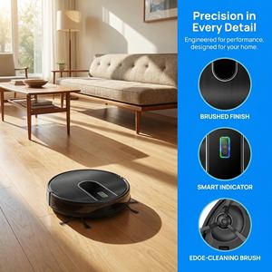 Aspirateur robot N7S-U avec filtre HEPA, nettoyage humide et sec, navigation automatique, contrôle par application WiFi pour le marché américain - Product Image 6