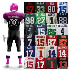 Maillots de football américain personnalisés brodés 2025 – Modèles PURDY, MAHOMES, JEFFERSON, HENRY, WATT, <span class=keywords><strong>ALLEN</strong></span>, HURTS - Product Image 4