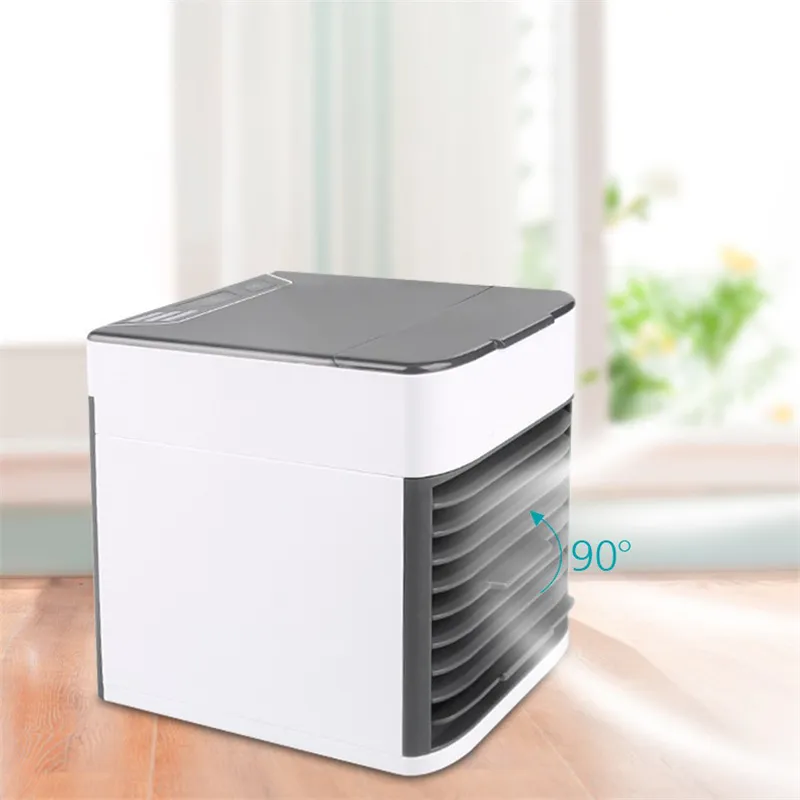 Mini ventilateur de refroidissement d'air Portable, climatiseur, humidificateur, purificateur avec réservoir d'eau, pour bureau, maison, USB