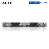 Amplificateur de puissance numérique de classe D 1U 2 canaux 800W, amplificateur audio professionnel pour enceintes PA, caissons de basses, système de sonorisation de scène