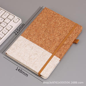 Promotion en gros : Agenda professionnel A5 en PU avec bande élastique, style couverture rigide, logo personnalisé, carnet à reliure thermique - Product Image 2