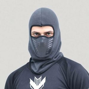 Cagoule de ski polaire chaude coupe-vent pour le cyclisme et les sports de plein air, masque facial et écharpe intégrés, vente en gros, best-seller - Product Image 4