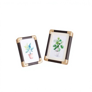 Cadre photo en bois éco-responsable fait main personnalisé, support d'image personnalisé pour table, pour couples, familles, photos de mariage - Product Image 1
