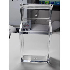 20PCS vuông rõ ràng minh bạch thuốc lá Hộp bảo vệ nhẹ hơn Acrylic thuốc lá trường hợp - Product Image 1
