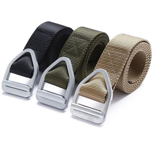 Cinturón Táctico Ajustable de Nailon SF51 713 Color Caqui, 7 cm de Ancho, Hebilla Plateada, Cinturón de Seguridad para Entrenamiento Físico y Resistencia - Product Image 4