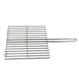 Barbecue pliant de cuisson avec poignée <span class=keywords><strong>Portugal</strong></span> gril à double maille en acier inoxydable - Product Image 1