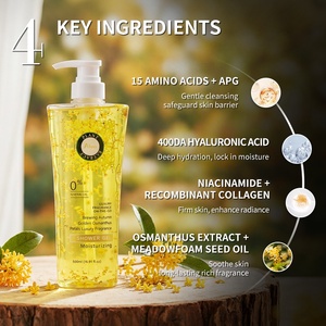 Gel <span class=keywords><strong>de</strong></span> <span class=keywords><strong>Baño</strong></span> Petals, Marca Privada, Lujo para una Piel Radiante, Hidratante, Perfumado con Aroma a Osmanthus, Control <span class=keywords><strong>de</strong></span> Grasa, Limpieza Profunda - Product Image 3