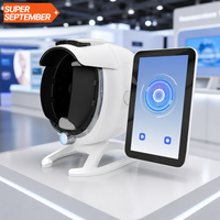 Super Sept. Système intelligent de détection cutanée portable Détecteur facial 3D Miroir magique Testeur de peau Scanner facial Analyseur cutané