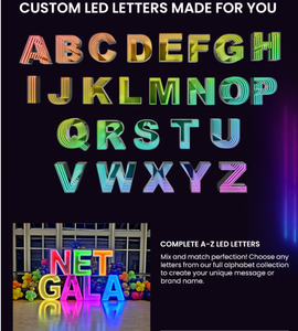 Letras y Números Metálicos Iluminados LED <span class=keywords><strong>de</strong></span> Neón para Letreros <span class=keywords><strong>de</strong></span> Boda y Decoración, <span class=keywords><strong>de</strong></span> 2, 4 y 5 pies, con la Frase 'Alphabet Oh Baby Marry Me' - Product Image 4