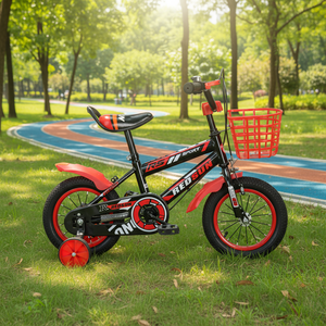 Vélo pour enfants avec roulettes stabilisatrices pour garçons et filles <span class=keywords><strong>de</strong></span> 3 à 12 ans, vélo <span class=keywords><strong>de</strong></span> sécurité pour débutants - Product Image 4