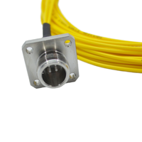 Connecteur étanche IP67 ODC-F prise industrielle à fibre optique à 4 broches et connecteur de câble de soudage