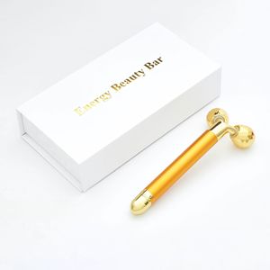 22มัลติฟังก์ชั่นพกพายกกระชับผิวสีดำเงินทองสีชมพูไฟฟ้า3d Mini Face Roller เครื่องมือนวด - Product Image 5