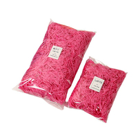 Papier de rembourrage décoratif en pulpe de bagasse froissée style raphia, imperméable, haute qualité, 100g/sac