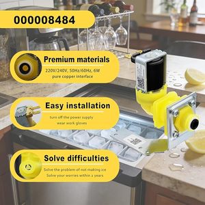 Pièces de rechange de haute qualité pour réfrigérateurs et congélateurs 000009122 000008484 33129030, <span class=keywords><strong>Kit</strong></span> de valve d'entrée d'<span class=keywords><strong>eau</strong></span> pour machine à glaçons IH9122 - Product Image 5