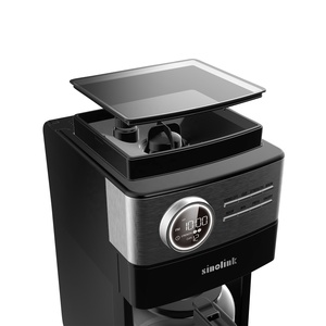Cafetera Multifuncional de Acero Inoxidable, Molinillo y Cafetera en Uno, Cafetera Automática de Goteo - Product Image 3