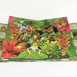 Libro de cuentos emergente para niños personalizado a precio de fábrica, cubierta dura diseñada en papel Kraft y papel offset, regalo para niños - Product Image 4