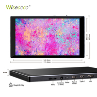 Écran tactile multipoint Wisecoco 7 pouces 1920*1080 FHD, écran tactile capacitif pour caméra