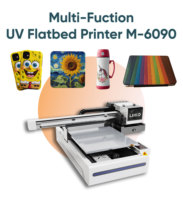 Venta al por mayor Flat Uv 6090 Phone Cases Glass Inkjet Plotter Máquina de impresión automática Tamaño pequeño Uv Flatbed Printer