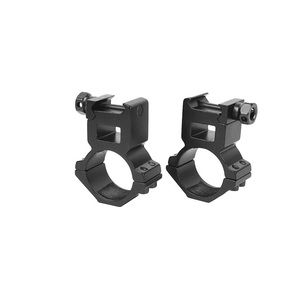 30mm High-Profile Mount Rings Matte Black Lightweight Aluminum Alloy 135g Outdoor Equipment Clamp Bracket - Product Image 3