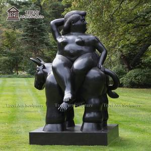 Famosa Estatua de Metal de Mujer de Bronce, Arte de <span class=keywords><strong>Fernando</strong></span> Botero, Esculturas de Mujer Gorda - Product Image 2