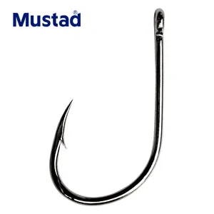 1 pack/lote Noruega Mustad 10829NP-BN púas ganchos afilar océano grandes ganchos de Pesca señuelo gusano púas gancho de Pesca