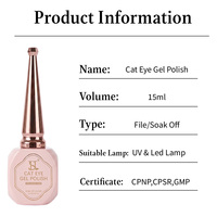 Gel magnétique HS Dream Peeping Cat Eye 10 couleurs sans HEMA ni TPO, compatible UV LED, conforme aux normes européennes pour le nail art