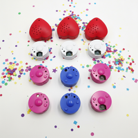 Ours en peluche parlant à piles avec bouton poussoir, enregistreur vocal, module sonore pré-enregistrable en forme de cœur pour peluche