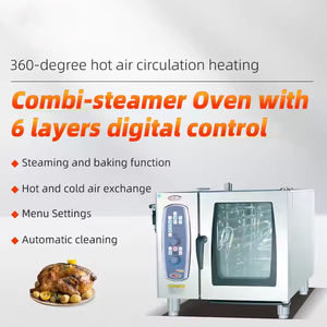Horno Comercial Multifunción de 6, 10, 20, 40 Bandejas a Precio de Fábrica, Horno Grande para Pan, Pollo Asado y Pescado, 6 Niveles - Product Image 5