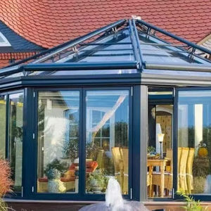 Large-Span Custom-Size <strong>Sunroom</strong> - Hotel/Residential Garden Glass Enclosure - Product Image 1