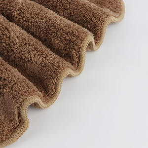 قماش سميك من الصوف المرجاني ثنائي الطبقة خالي من الشعر الماص للماء لمسح طاولات الأرضيات والمطابخ أقمشة تنظيف منزلية - Product Image 3