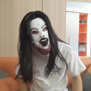 Masque de maquillage en latex pour Halloween, accessoire de tête pour Escape Room, maison hantée, jeu de meurtre, bar, NPC, accessoires de costume homme et femme - Product Image 3