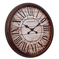 Horloge murale Antique classique personnalisée de Style vieille ville pour Bar et Station de Train