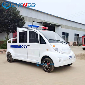Véhicule de patrouille électrique 5 places au design élégant et au meilleur prix de Chine / Voiture de patrouille électrique Bus touristique Moteur AC 4KW 30km/h - Product Image 5