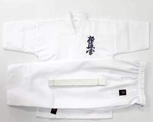 Uniforme unisexe de karaté Kumite Gi blanc en tissu Kyokushin approuvé par la WKF <span class=keywords><strong>Kata</strong></span> Gold Master directement du fournisseur - Product Image 4