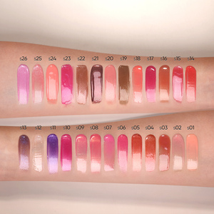 Bán buôn thuần chay nhãn hiệu riêng Glossy lâu dài Son bóng nude ánh sáng màu hồng không thấm nước làm cho logo của riêng bạn son bóng - Product Image 5