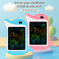 Tableta electrónica de dibujos animados, tablero de dibujo, tablero ultrafino, almohadillas de escritura Digital para niños, tableta de escritura LCD