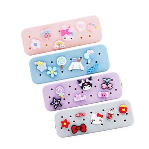 Custom Logo Cartoon Silicone Stationery <b>Case</b> Fashionable Kids School Storage Zipper Closure for <b>Makeup</b> Bag Pencil Pouch - Product Image 5