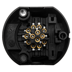 <span class=keywords><strong>Prise</strong></span> de remorque <span class=keywords><strong>13</strong></span> <span class=keywords><strong>broches</strong></span> type F 300V 10-15A, fiche électrique Euro pour <span class=keywords><strong>caravane</strong></span> et camion - Product Image 5