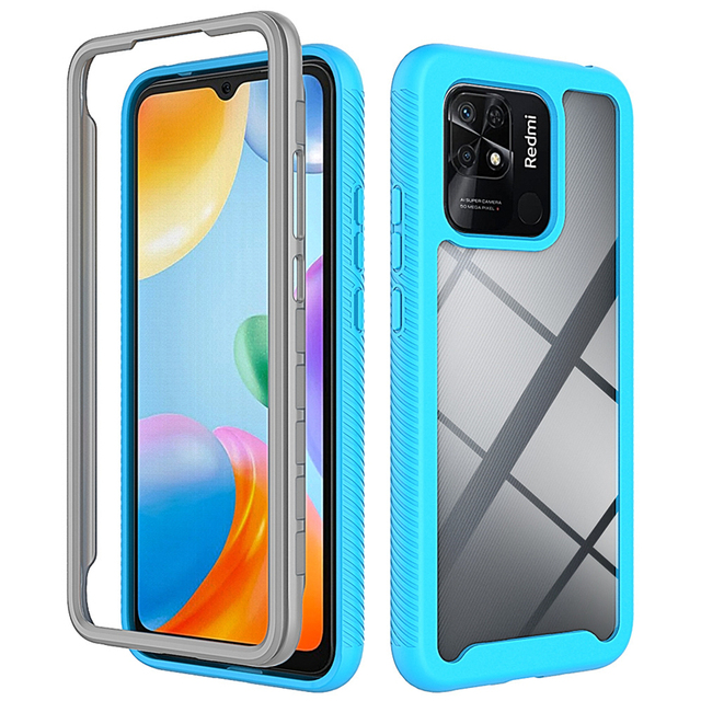 360 Full Body Shockproof Phone case clear for xiaomi PocoX4Pro Note11 Redmi 10A PocoX3 Note9S PocoX5