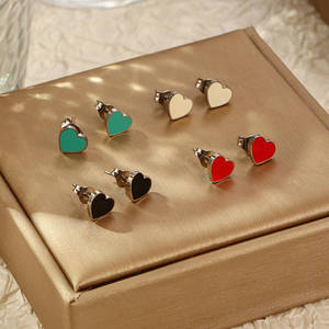 Bijuterias al por Mayor con Envío <span class=keywords><strong>Gratis</strong></span>, Joyería Personalizada, Aretes de Acero Inoxidable con Baño de Oro de 18K, Joyería de Moda para Mujer - Product Image 4