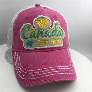 Pamuklu Karn Kartı İşlemeli Nakışlı 6 Panelli Dimili Unisex Dört Mevsim Beyzbol Şapkası - Product Image 4