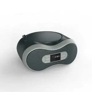 Fansbe bán buôn LCD hiển thị Stereo Aux-in Cổng ngoài trời AM/FM Radio xách tay bàn CD Player Boombox với loa