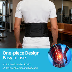 Ceinture Réglable Réutilisable pour Soulagement des Douleurs Dorsales et Récupération Musculaire – Compresse Chaude/Froide en <span class=keywords><strong>Gel</strong></span> pour <span class=keywords><strong>Cryothérapie</strong></span>, Apaise les Blessures et les Spasmes Lombaires - Product Image 2