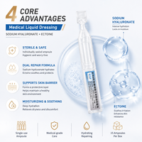 Sérum Ampoule au Collagène Anti-rides Raffermissant Réparateur & Hydratant pour le Visage, la Poitrine et les Lèvres