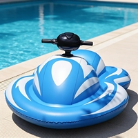 Jet ski gonflable électrique, bateau à moteur, divertissement aquatique estival, bateau flottant pour piscine, lac, jeux aquatiques en plein air, cadeau de vacances