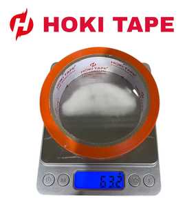 Durable 24mm X 50m Orange 45mic Acrylique Adhésif Fort Isolasi Étanche Emballage Parfait Étiquetage pour Usage Quotidien Polyvalent - Product Image 5