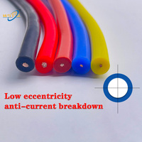 200 ℃   Cable de Bujía de Silicona Resistente al Calor 3kv 5kv, Cable de Encendido de Silicona de Alto Voltaje para Motor de Generador